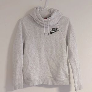 Light speckled gray Nike womens hoodie